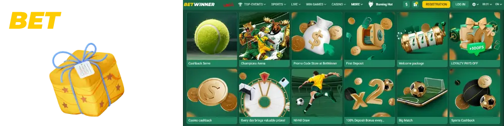 Bonus de bienvenue Betwinner